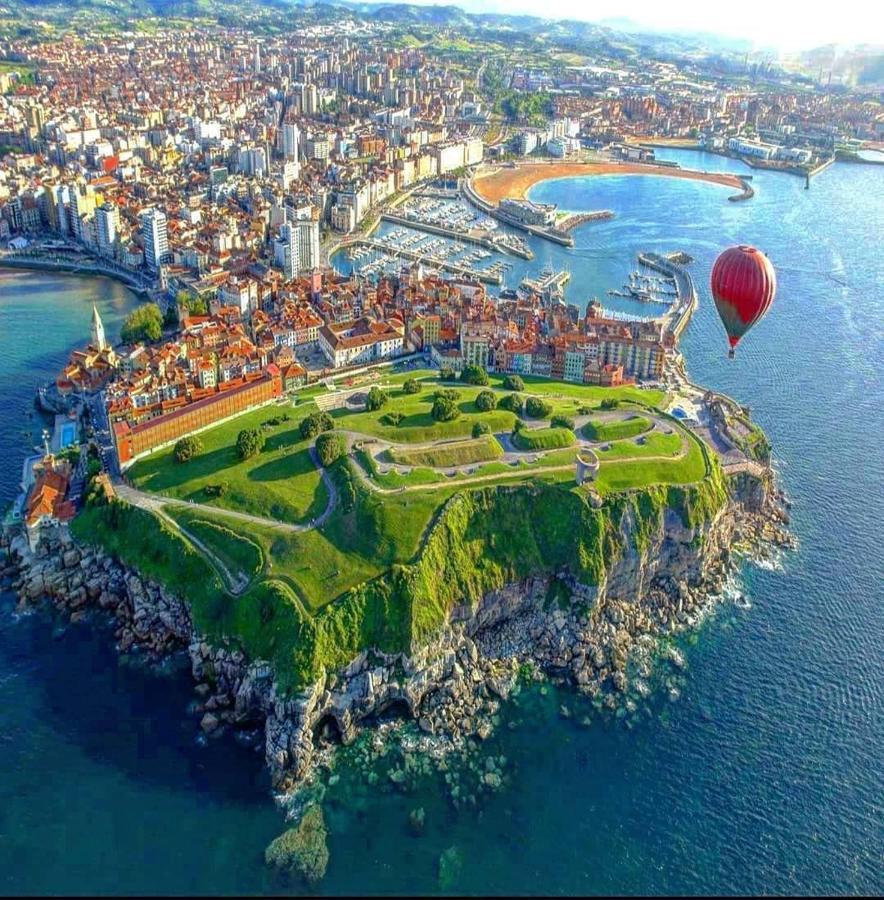 El Encanto De La Fueya Con Parking Gratuito Lejlighed Gijón Eksteriør billede